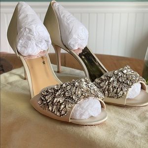 Badgley Mischka Crystal Heels
